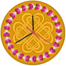 Eternal Love Knot Clock