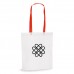 Sac textile non tissé avec poignées longues et nœud d'amour éternel