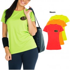 T-shirt respirant, manches courtes pour femme