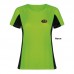 T-shirt bicolore respirant, manches courtes pour femme