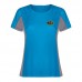 T-shirt bicolore respirant, manches courtes pour femme