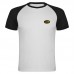 T-shirt bicolore, respirant, manches courtes pour homme, unisexe